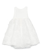 Abito per neonata La Stupenderia Luce bianco con gonna a ruota - Rubino Kids