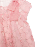 Abito per neonata La Stupenderia rosa con dettaglio fiocco - Rubino Kids