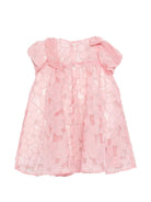 Abito per neonata La Stupenderia rosa con dettaglio fiocco - Rubino Kids