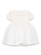 Abito per neonata Mariella Ferrari bianco con ricamo - Rubino Kids