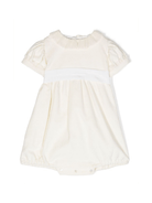Abito per neonata Mariella Ferrari bianco svasato con cintura - Rubino Kids