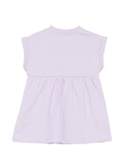 Abito per neonata Moschino Kids viola con stampa Teddy Bear - Rubino Kids