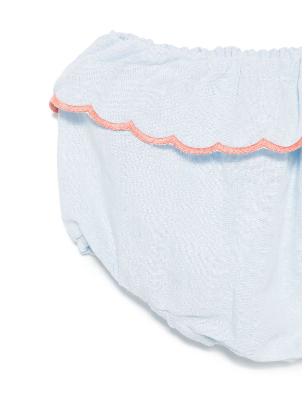 Abito per neonata Stella McCartney Kids azzurro con ricamo - Rubino Kids