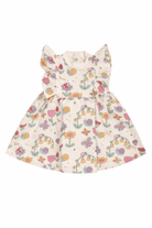 Abito per neonata Stella McCartney Kids bianco con stampa grafica all - over - Rubino Kids