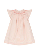 Abito per neonata Tartine et Chocolat rosa con motivo a quadri - Rubino Kids