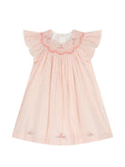 Abito per neonata Tartine et Chocolat rosa con motivo a quadri - Rubino Kids