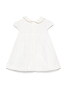 Abito per neonata Versace Kids bianco con chiusura posteriore con bottone - Rubino Kids