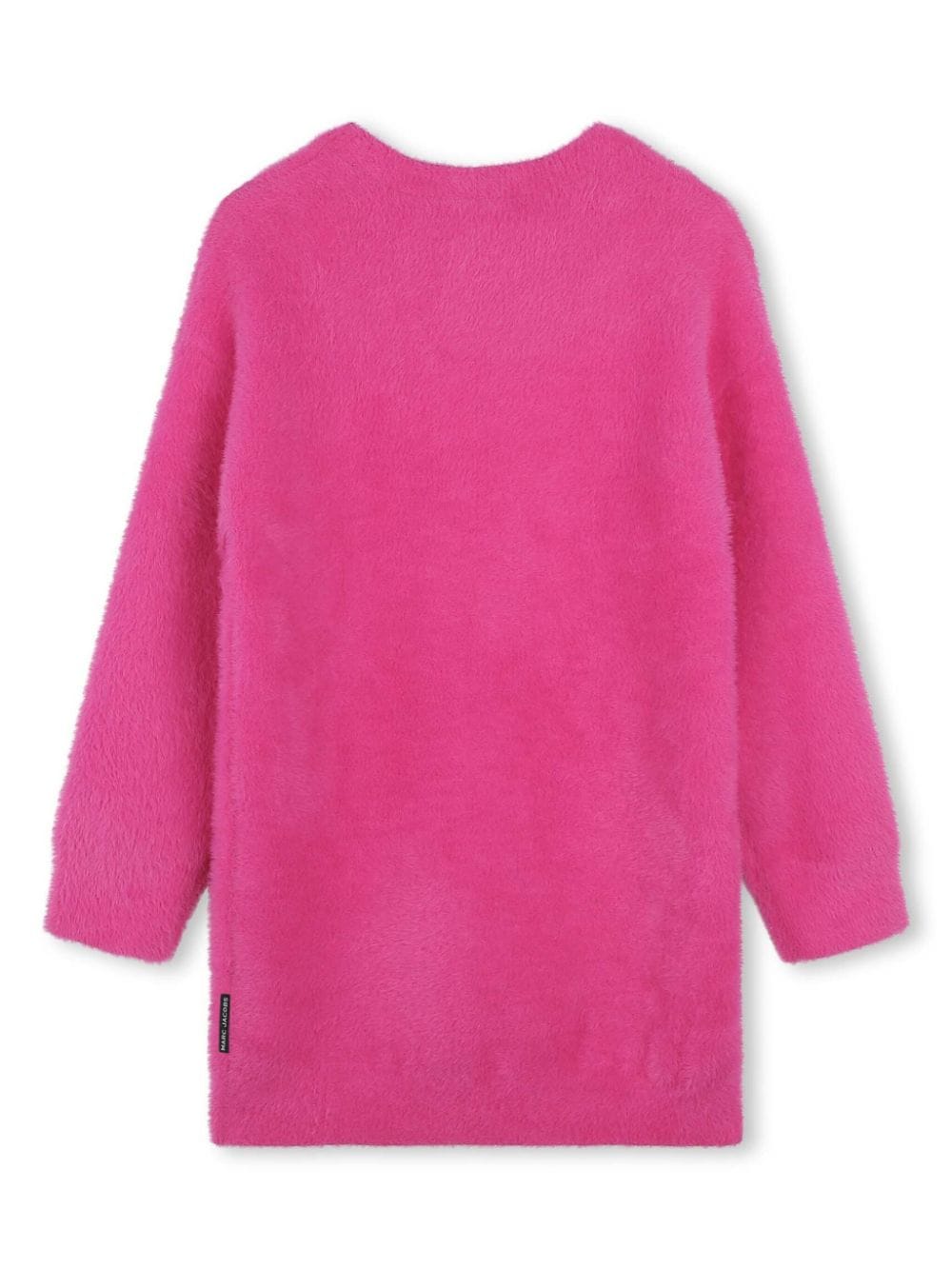 Abito svasato per bambina The Marc Jacobs Kids fucsia con ricamo - Rubino Kids