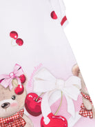 Abito Teddy Bear con stampa - Rubino Kids