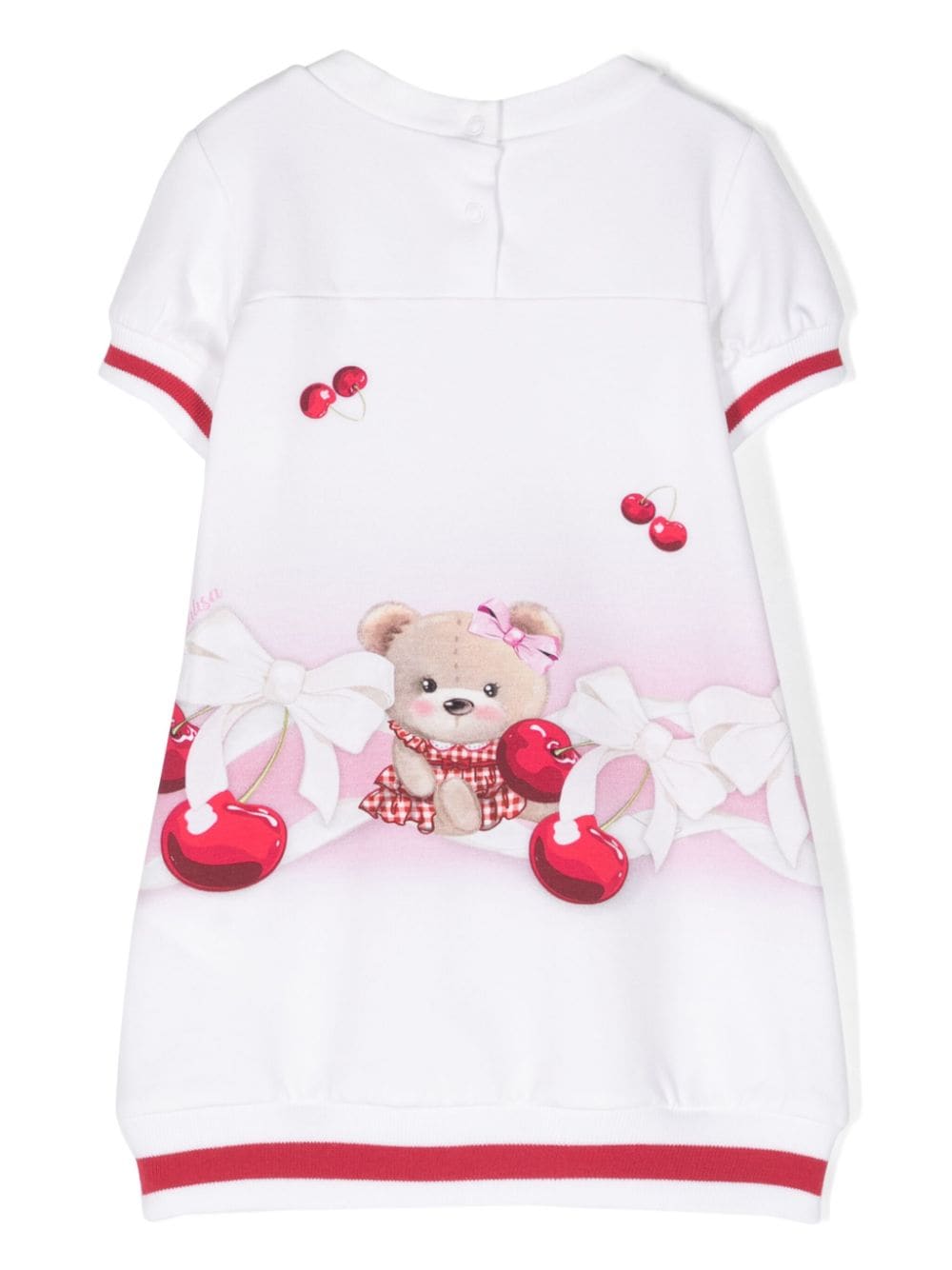 Abito Teddy Bear con stampa - Rubino Kids