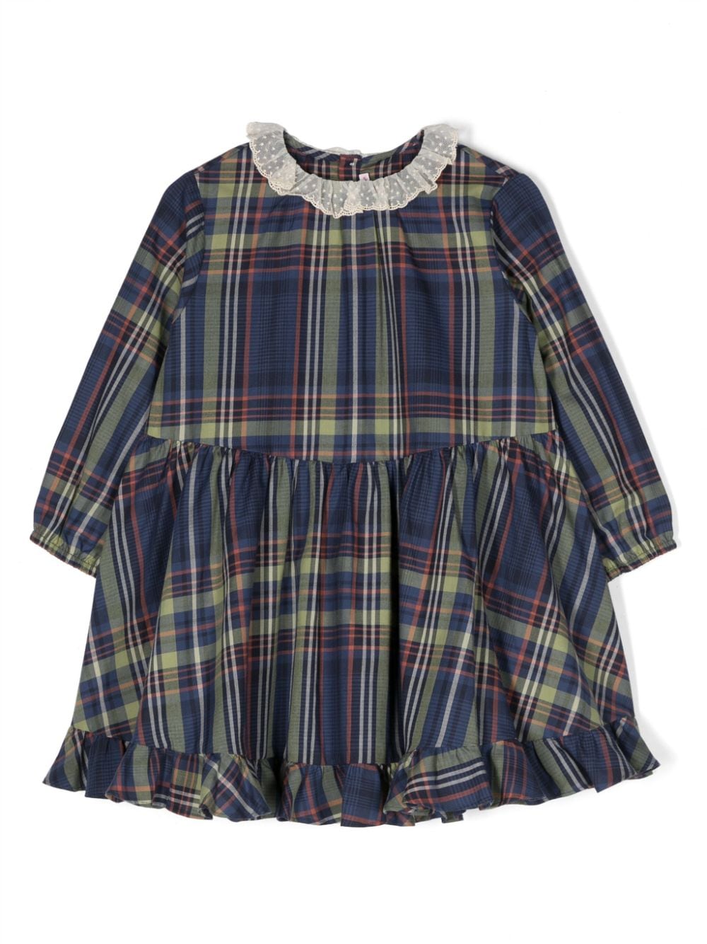 Abito Thays con motivo tartan - Rubino Kids