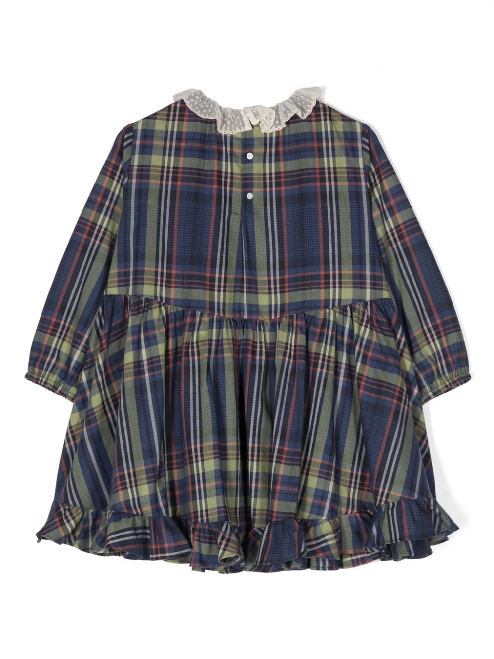 Abito Thays con motivo tartan - Rubino Kids