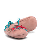 Ballerine con applicazione per neonata Mou Kids rosa con design slip - on - Rubino Kids