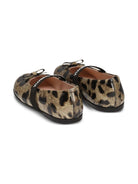 Ballerine con fiocco per bambina Dolce & Gabbana Kids animalier con stampa leopardata - Rubino Kids