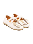 Ballerine Mileni per bambina Donsje beige con decorazioni a farfalla - Rubino Kids