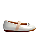 Ballerine per bambina Dolce & Gabbana Kids bianche con logo - Rubino Kids