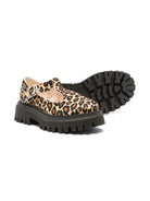 Ballerine per bambina Florens con stampa leopardata all - over - Rubino Kids