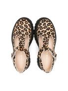 Ballerine per bambina Florens con stampa leopardata all - over - Rubino Kids