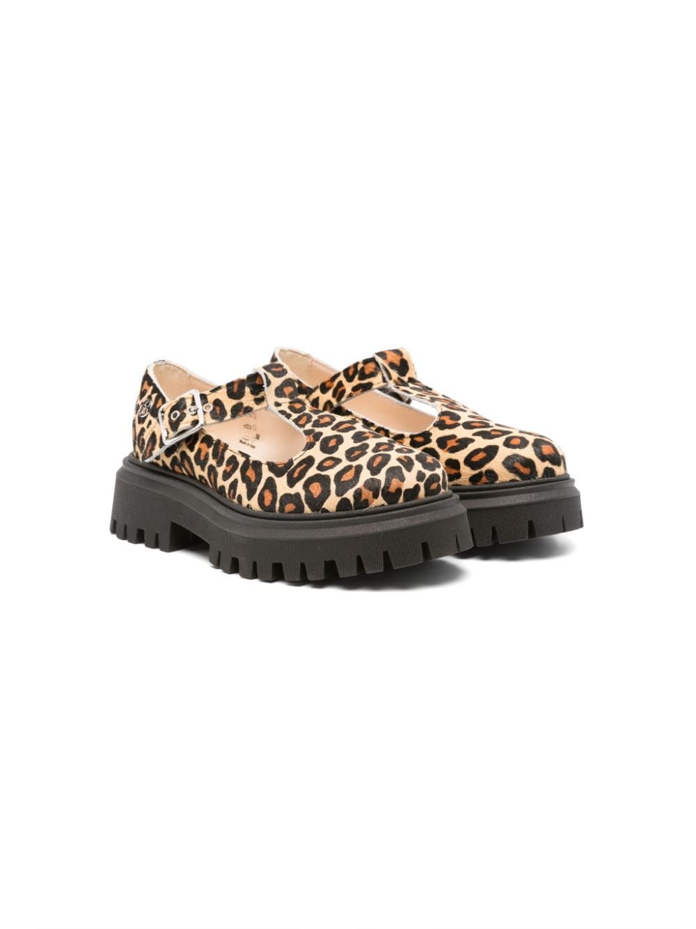 Ballerine per bambina Florens con stampa leopardata all - over - Rubino Kids