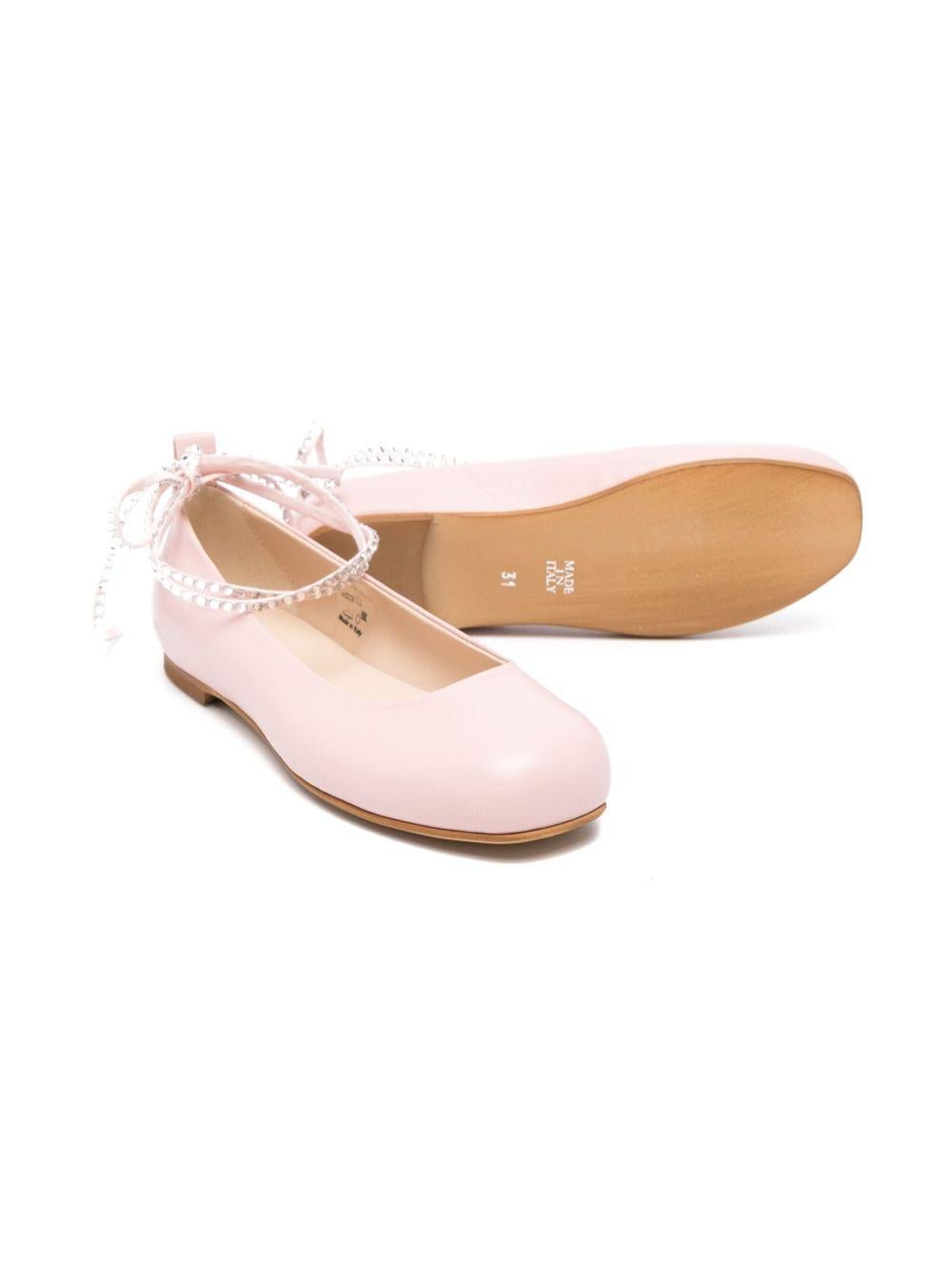 Ballerine per bambina Florens rosa con strass - Rubino Kids