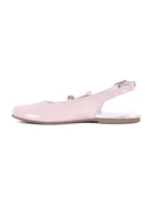Ballerine per bambina Monnalisa rosa con fiocco e cristalli - Rubino Kids