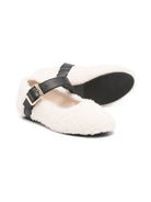 Ballerine per bambina Stella McCartney Kids bianco in pelliccia sintetica - Rubino Kids