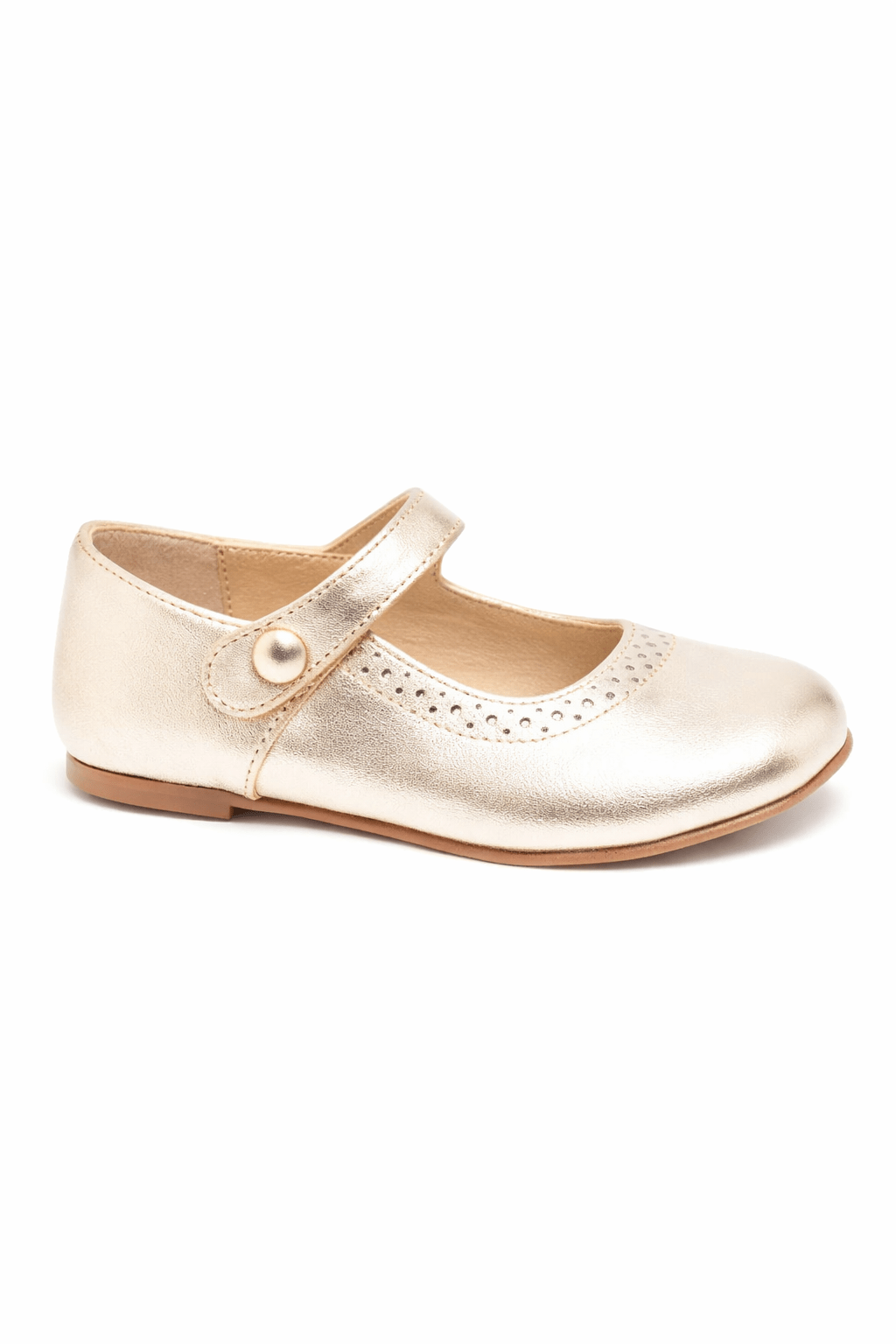 Ballerine per bambina Tartine Et Chocolat oro con cinturino - Rubino Kids