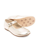 Ballerine per bambina Tartine Et Chocolat oro con cinturino - Rubino Kids