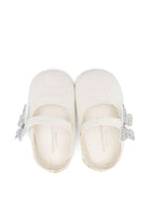 Ballerine per neonata BabyWalker bianco con farfalle - Rubino Kids