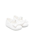 Ballerine per neonata Colorichiari bianco con fiocco - Rubino Kids