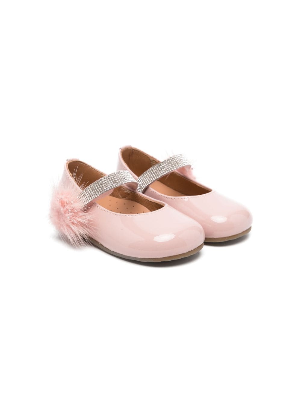 Ballerine per neonata Eli1957 rosa con decorazione - Rubino Kids