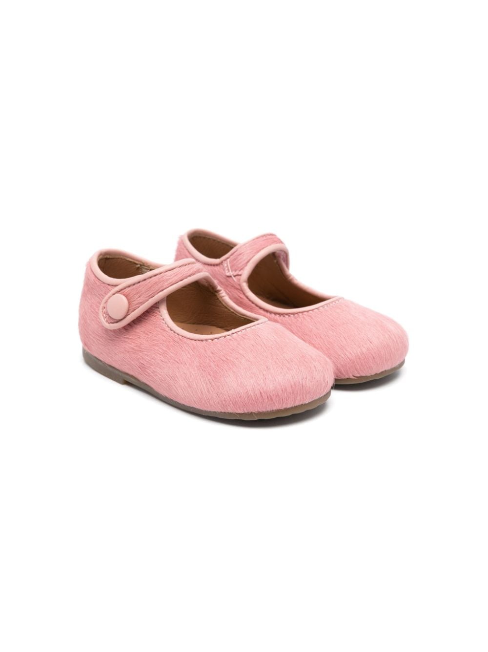 Ballerine per neonata Eli1957 rosa in pelliccia cruelty - free - Rubino Kids