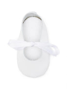 Ballerine per neonata Tartine & Chocolat bianche con nastro - Rubino Kids