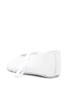 Ballerine per neonata Tartine & Chocolat bianche con nastro - Rubino Kids