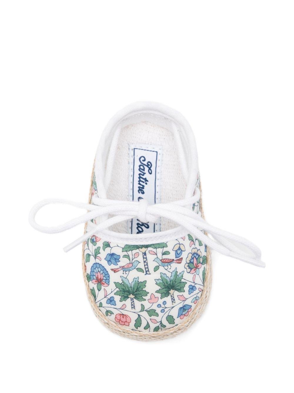 Ballerine per neonata Tartine & Chocolat multicolore con stampa a fiori - Rubino Kids