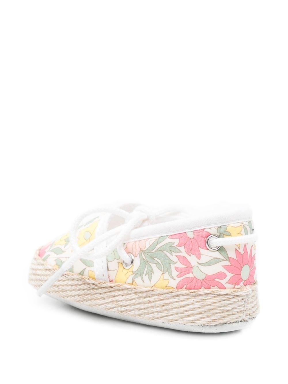 Ballerine per neonata Tartine & Chocolat multicolroe con stampa a fiori - Rubino Kids