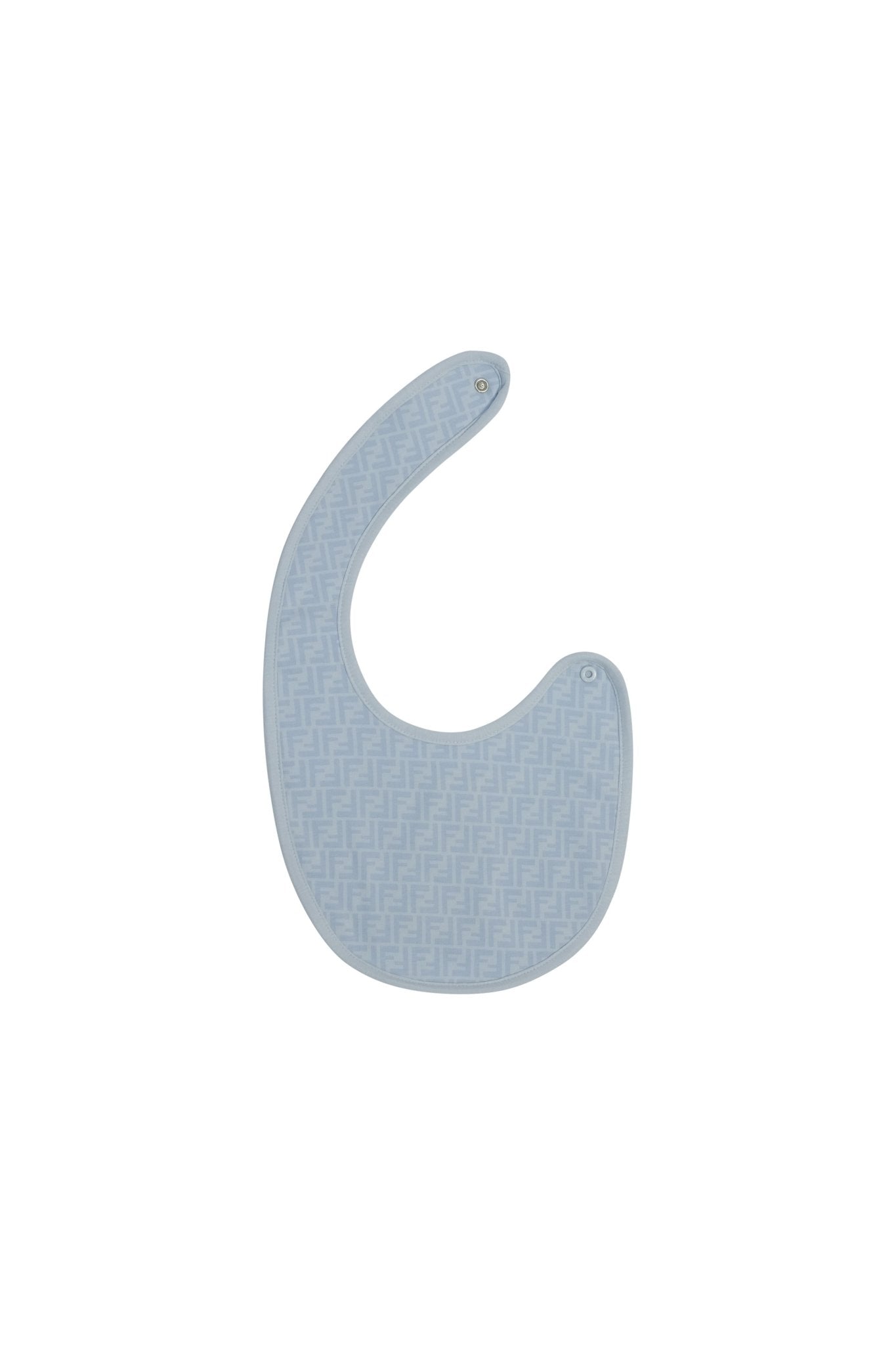 Bavaglini per neonati Fendi Kids azzurro con motivo con logo FF - Rubino Kids