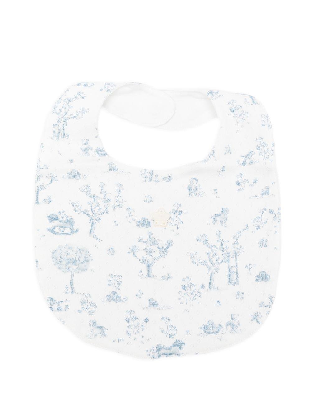 Bavaglino per neonati Tartine & Chocolat multicolore con stampa palme - Rubino Kids