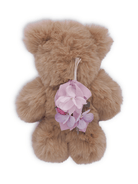 Bear Trick per bambina Monnalisa beige con fiore rosa - Rubino Kids