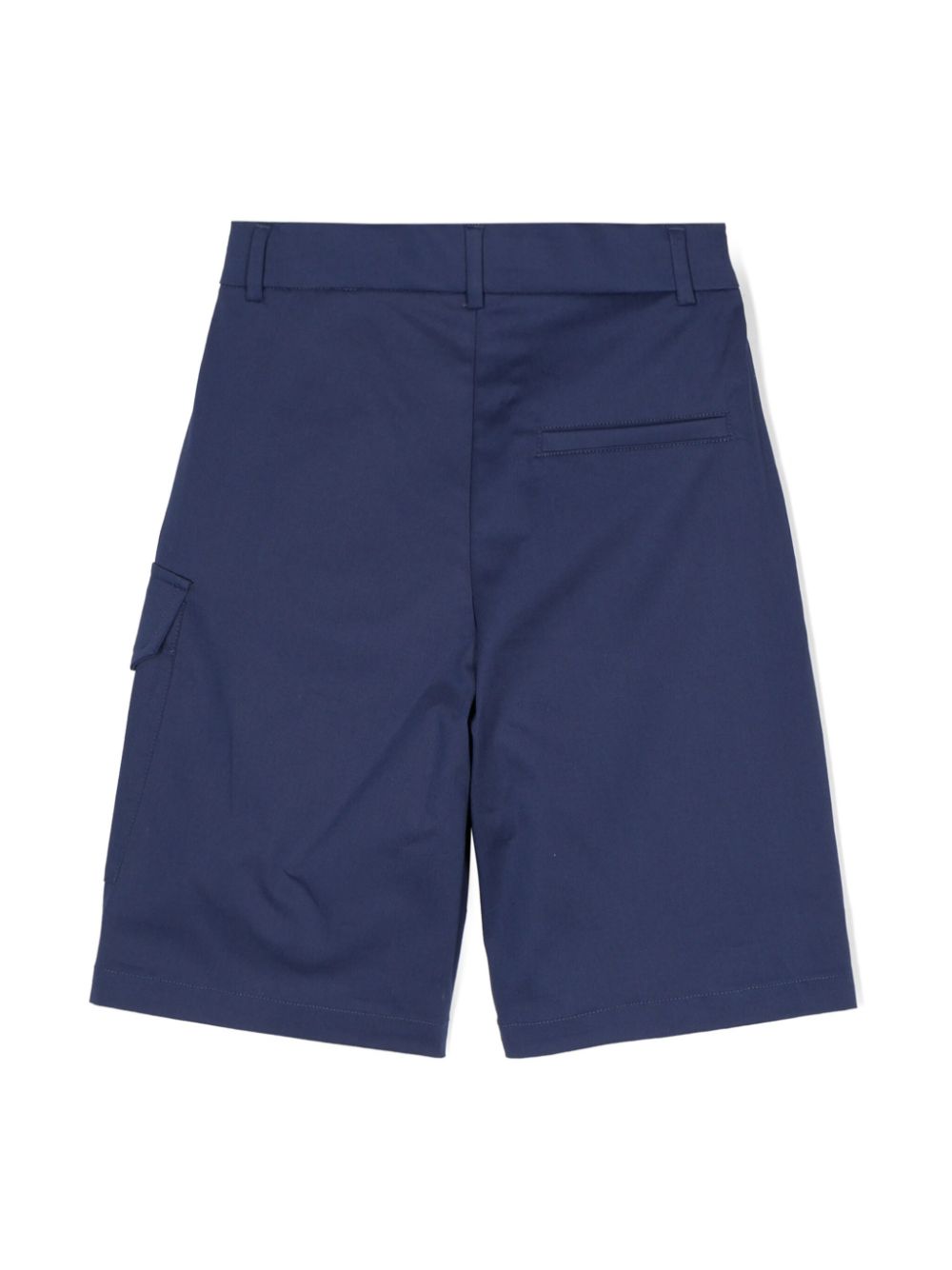 Bermuda junior in gabardina blu - Rubino Kids