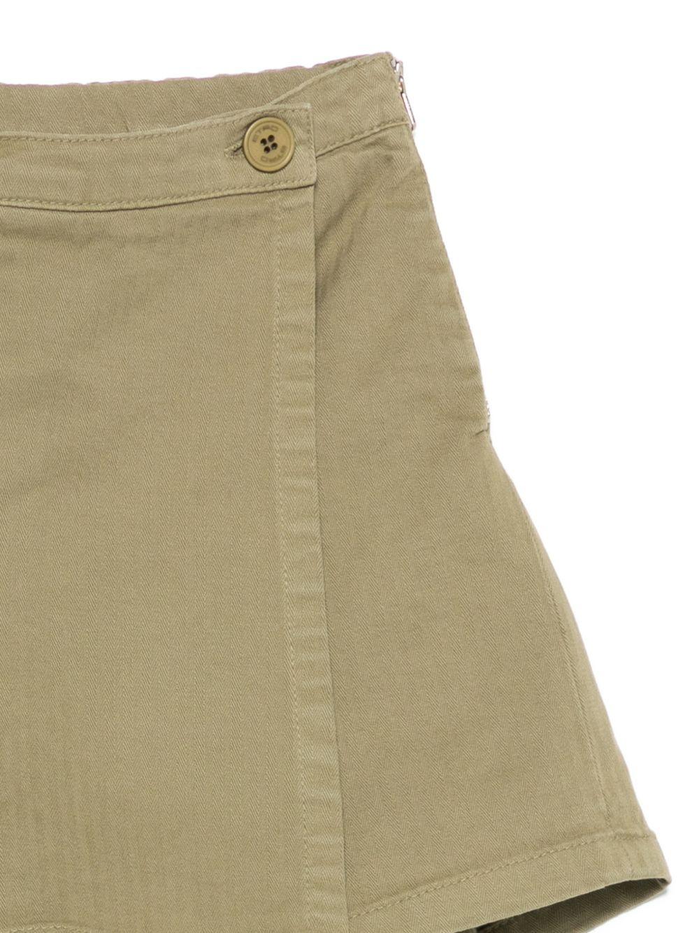 Bermuda per bambino Etro Kids verde con pieghe - Rubino Kids