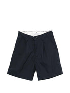 Bermuda per bambino Paolo Pecora Kids blu con pieghe - Rubino Kids