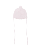 Berretto per neonata Paz Rodríguez rosa con pompon - Rubino Kids