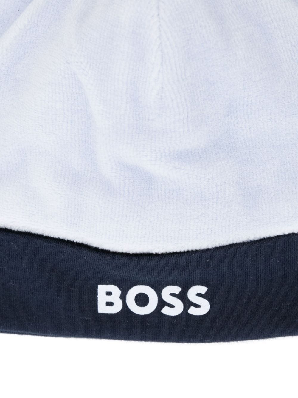 Berretto per neonato BOSS Kidswear azzurro con stampa logo Boss - Rubino Kids