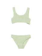 Bikini Baker W per bambina MC2 Saint Barth Kids verde testurizzato - Rubino Kids