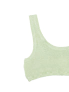 Bikini Baker W per bambina MC2 Saint Barth Kids verde testurizzato - Rubino Kids