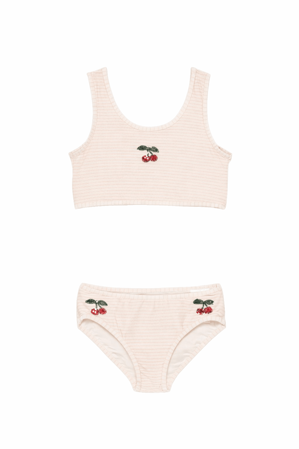 Bikini da bagno per bambina Konges Slojd multicolore con stampa ciliegia - Rubino Kids