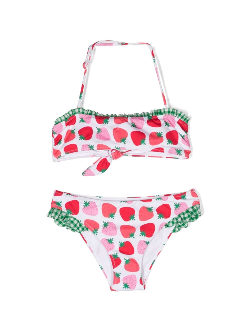 Bikini Mirta con stampa - Rubino Kids