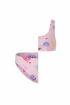 Bikini per bambina Molo Kids bianco a scollo ampio - Rubino Kids