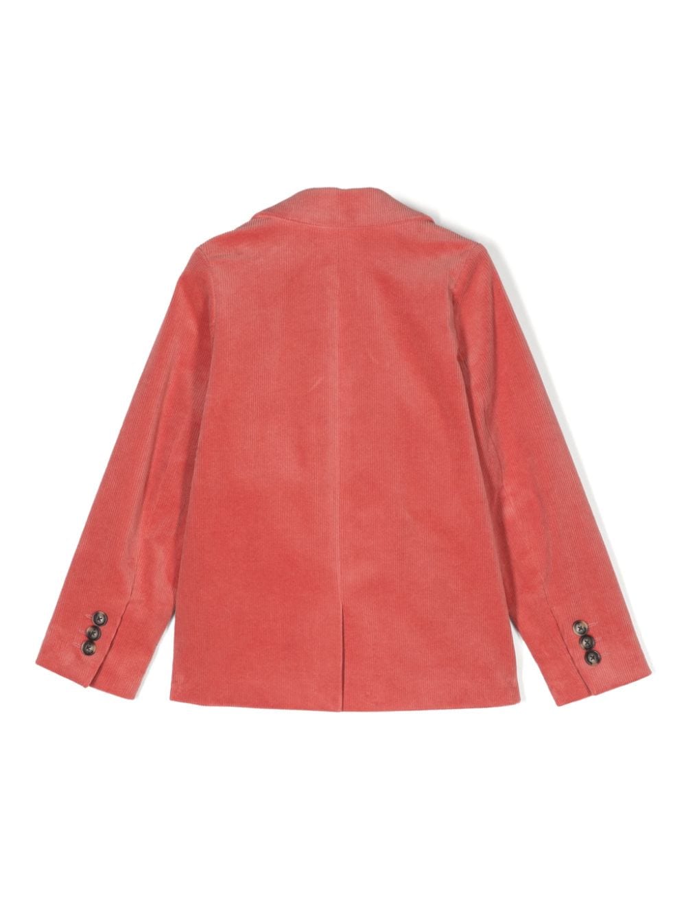 Blazer a coste per bambina Scotch & Soda rosa con chiusura frontale con abbottonatura - Rubino Kids